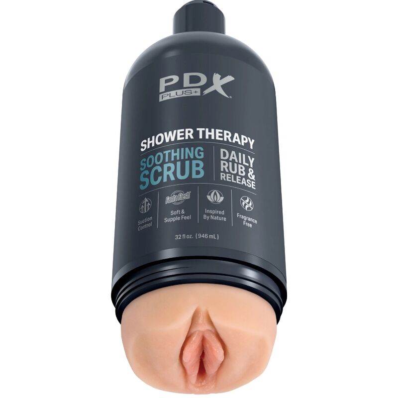 PDX PLUS - SHAMPOO SCRUB LENITIVO STROKER MASTURBATOR DAL DESIGN DISCRETO DELLA BOTTIGLIA – Vagine con vibrazione