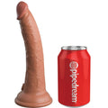 KING COCK - ELITE DILDO REALISTICO IN SILICONE 17.8 CM CARAMEL – Peni realistici