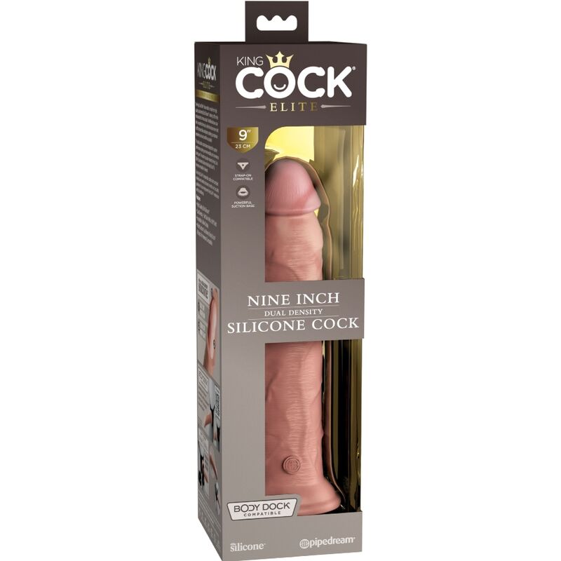 KING COCK - ELITE DILDO REALISTICO IN SILICONE 23 CM – Peni realistici – foto 5
