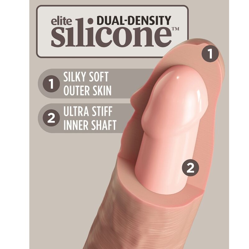 KING COCK - ELITE IMBRAGATURA REGOLABILE CON DILDO 15.2 CM PER PRINCIPIANTI – Imbracature senza vibrazioni – foto 11