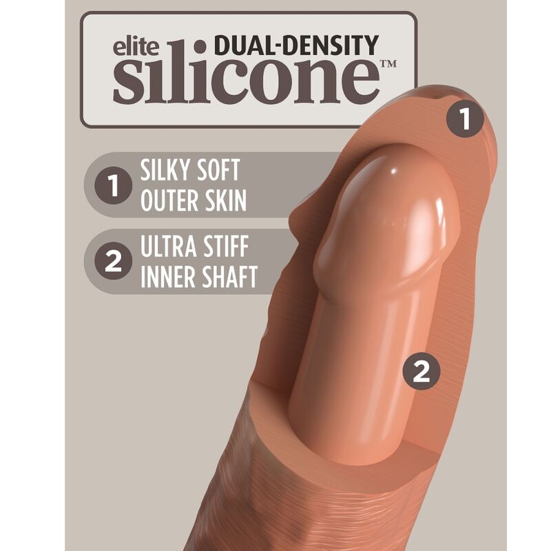 KING COCK - ELITE COMODA IMBRACATURA REGOLABILE CON DILDO 17.8 CM – Dildo strapon – foto 10