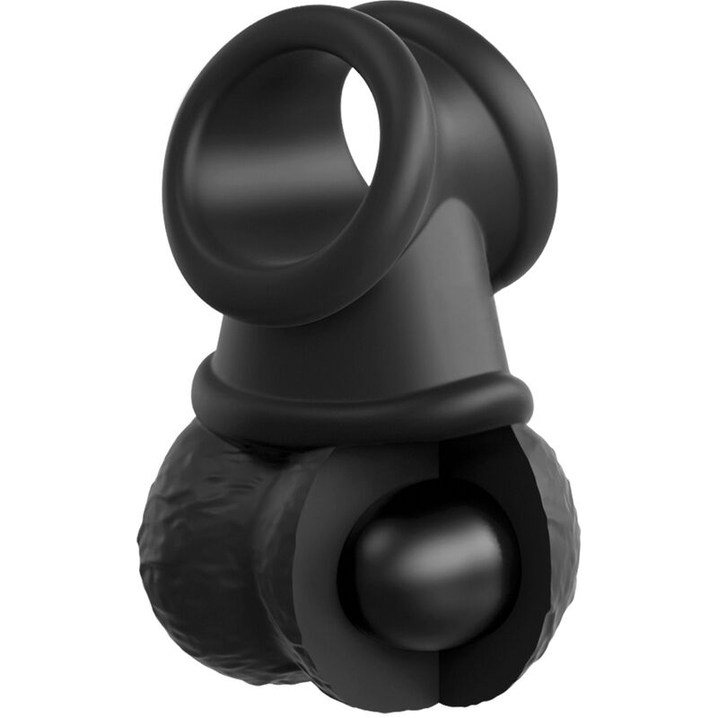 KING COCK - ELITE KIT IMBRACATURA REGOLABILE DELUXE ANELLO CON TESTICOLI E DILDO 20.3 CM – Imbracatura – foto 9