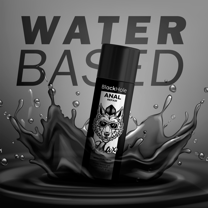 BLACK HOLE - RIPARATORE ANALE A BASE D'ACQUA RELAX CON IALURONICO 30 ML – A base d'acqua – foto 4
