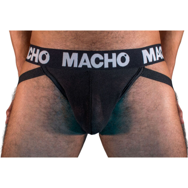 MACHO - MX25NN JOCK NERO TAGLIA L – Sospensori