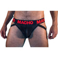 MACHO - MX26X2 JOCK NERO/ROSSO XL – Sospensori