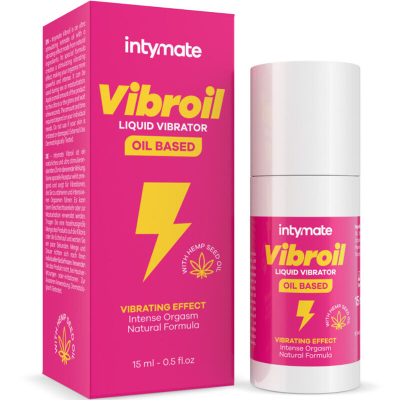 INTIMATELINE INTYMATE - VIBROIL OLIO INTIMO PER LEI EFFETTO VIBRANTE 15 ML – Vibratore liquido