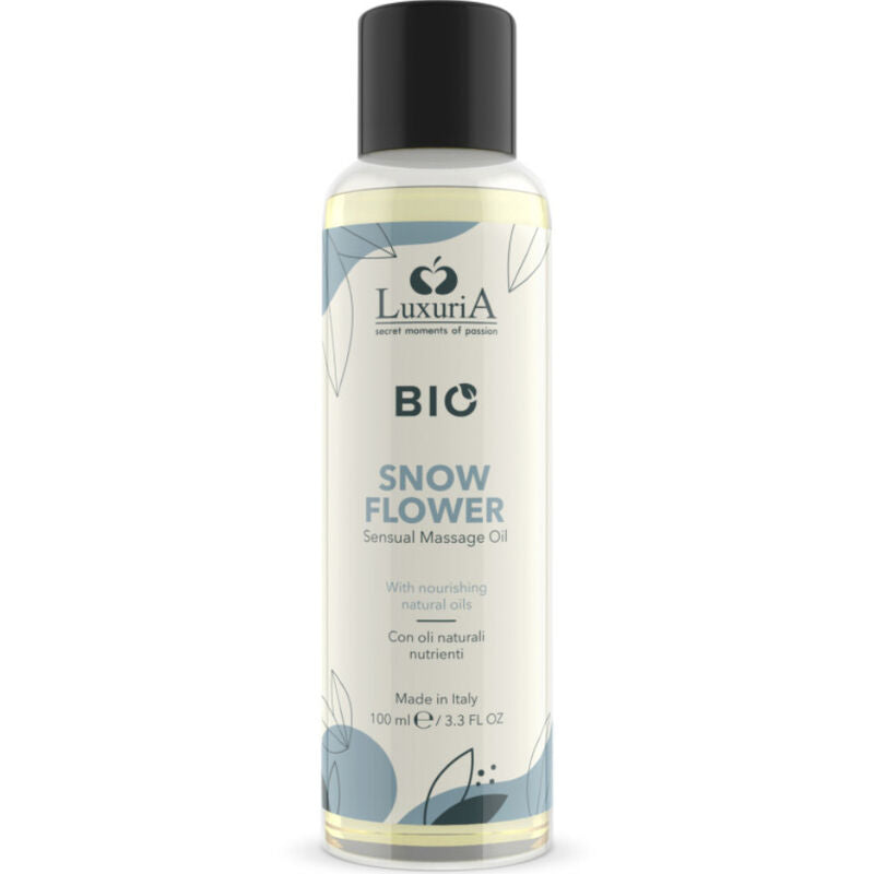 INTIMATELINE LUXURIA - OLIO DA MASSAGGIO AI FIORI DI NEVE BIO 100 ML – Oli Aromatizzati