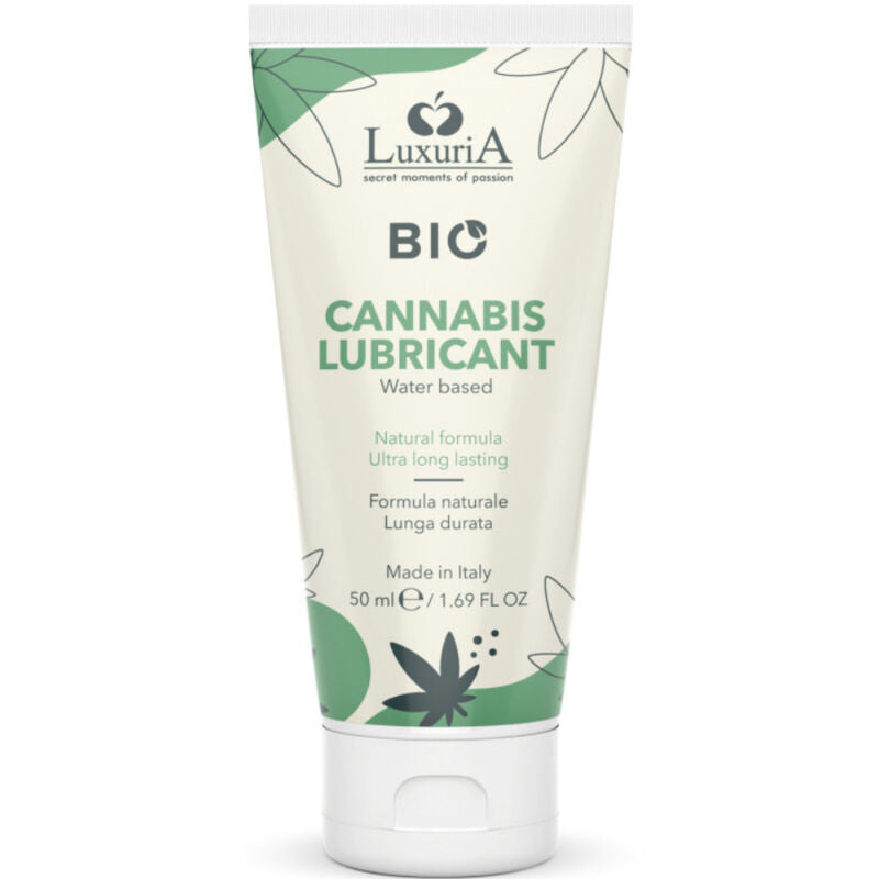 INTIMATELINE - LUXURIA LUBRIFICANTE A BASE ACQUA BIO CANNABIS 50 ML – Con sapori deliziosi