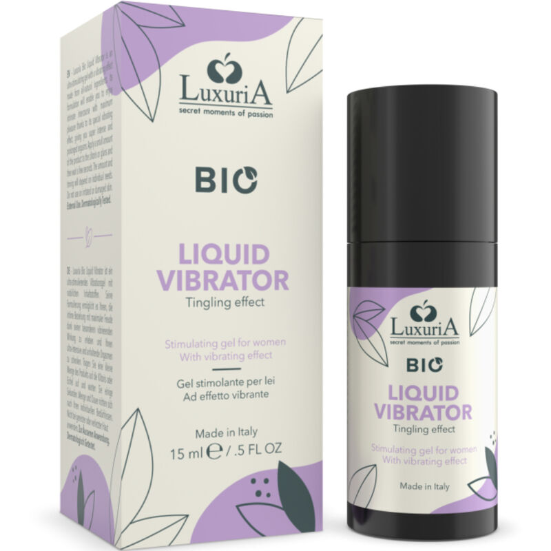 INTIMATELINE LUXURIA - GEL BIO STIMOLANTE PER LEI EFFETTO VIBRANTE 15 ML – Vibratore liquido