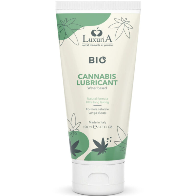 INTIMATELINE - LUXURIA LUBRIFICANTE A BASE ACQUA DI BIO CANNABIS 100 ML – Con sapori deliziosi