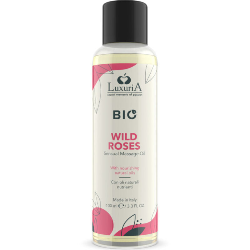 INTIMATELINE LUXURIA - OLIO DA MASSAGGIO BIO ALLA ROSA SELVATICA 100 ML – Oli Aromatizzati