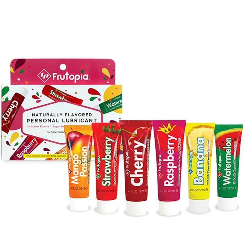 ID FRUTOPIA - LUBRIFICANTI ASSORTITI 5 CONFEZIONE DA 12 ML – Con sapori deliziosi – foto 2