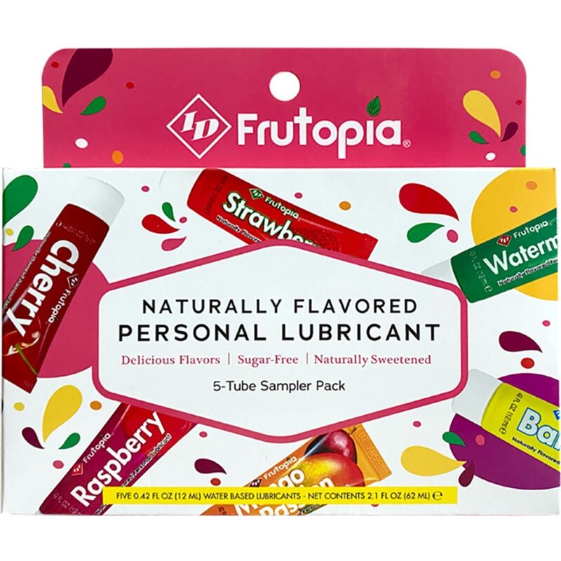 ID FRUTOPIA - LUBRIFICANTI ASSORTITI 5 CONFEZIONE DA 12 ML – Con sapori deliziosi – foto 3