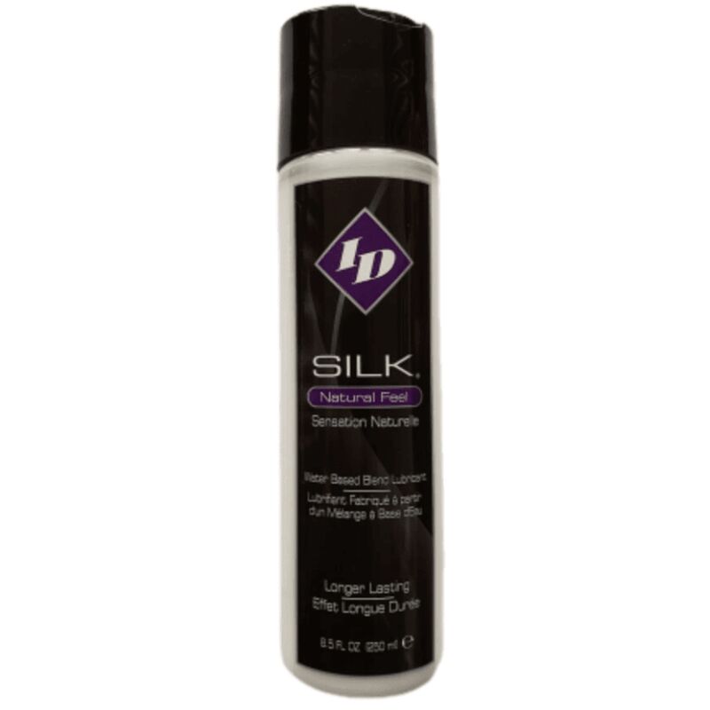 ID SILK - LUBRIFICANTE NATURALE A BASE DI ACQUA E SILICONE 250 ML – Silicone + Base Acqua