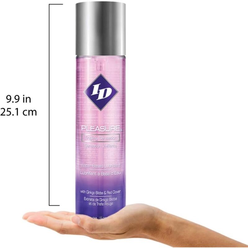 ID PLEASURE - SENSAZIONE TINGING LUBRIFICANTE A BASE ACQUA 500 ML – A base d'acqua – foto 3