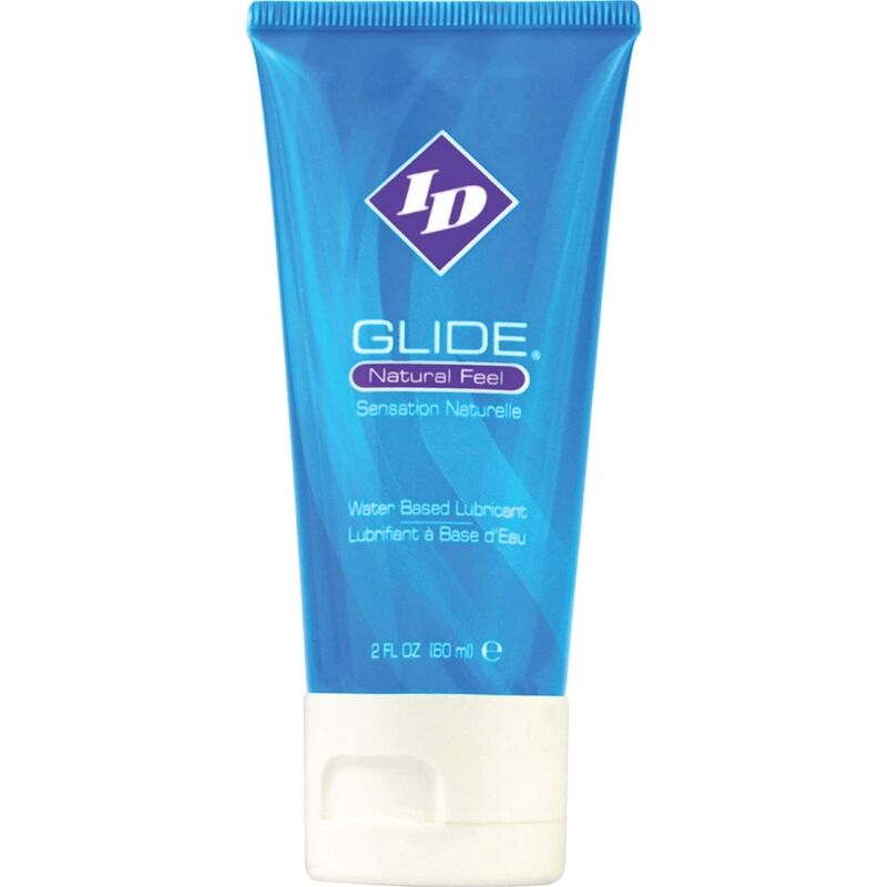 ID GLIDE - LUBRIFICANTE A BASE ACQUA DA VIAGGIO ULTRA LUNGA DURATA TUBO 60 ML – A base d'acqua