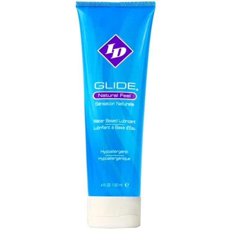ID GLIDE - LUBRIFICANTE A BASE ACQUA DA VIAGGIO ULTRA LUNGA DURATA TUBO 120 ML – A base d'acqua