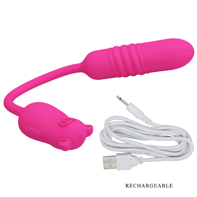 PRETTY LOVE - NOBIKUMA PROIETTORE VIBRANTE IN SILICONE ROSA – Proiettili vibranti – foto 6