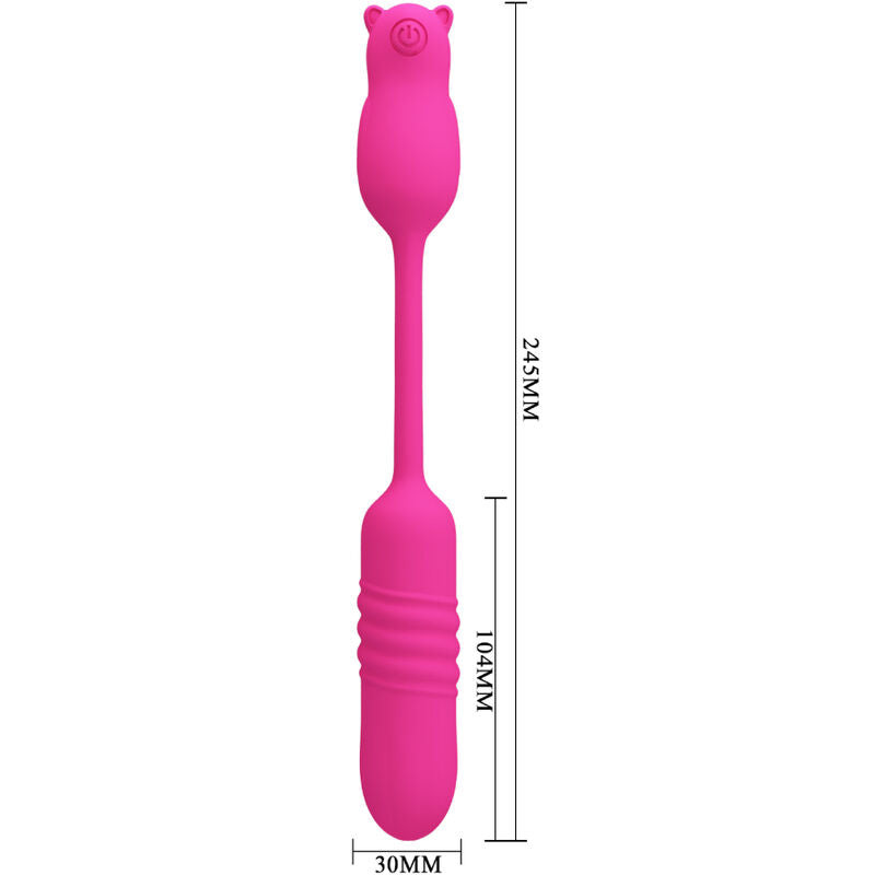 PRETTY LOVE - NOBIKUMA PROIETTORE VIBRANTE IN SILICONE ROSA – Proiettili vibranti – foto 7