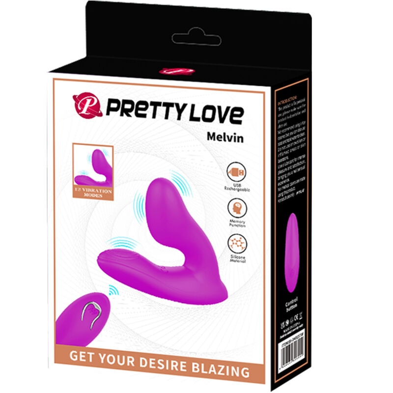 PRETTY LOVE - MASSAGGIATORE PER CLITORIDE MELVIN CON TELECOMANDO – Per il clitoride – foto 9