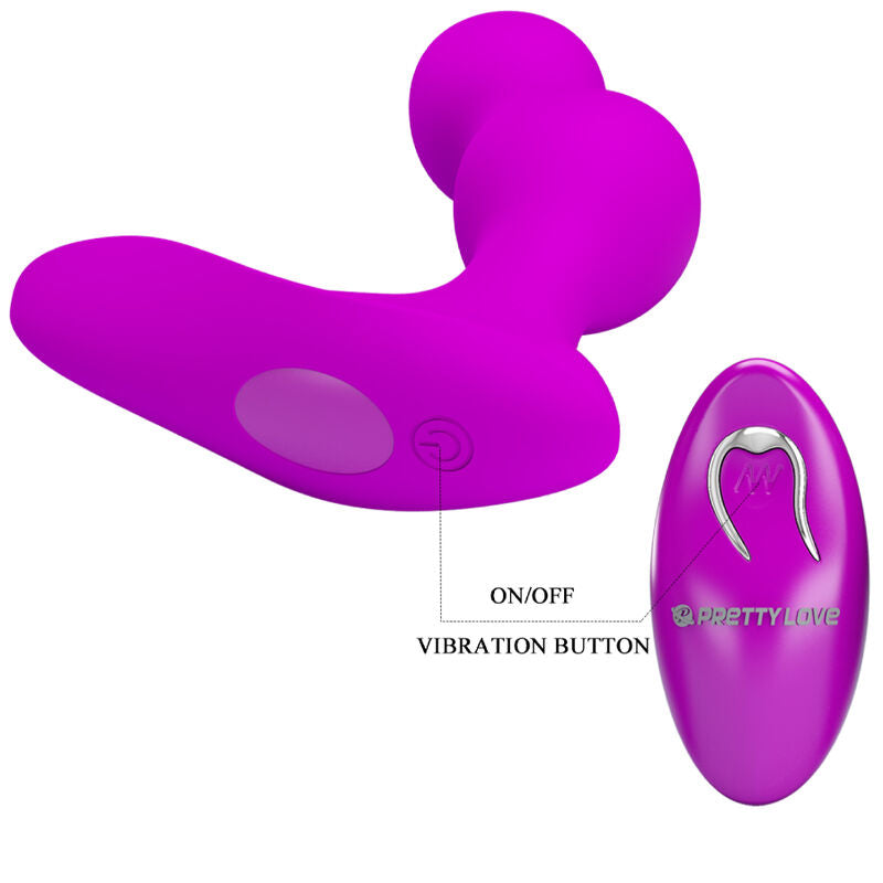 PRETTY LOVE - MASSAGGIATORE VIBRATORE ANALE TERRANCE CON TELECOMANDO – Telecomando – foto 6
