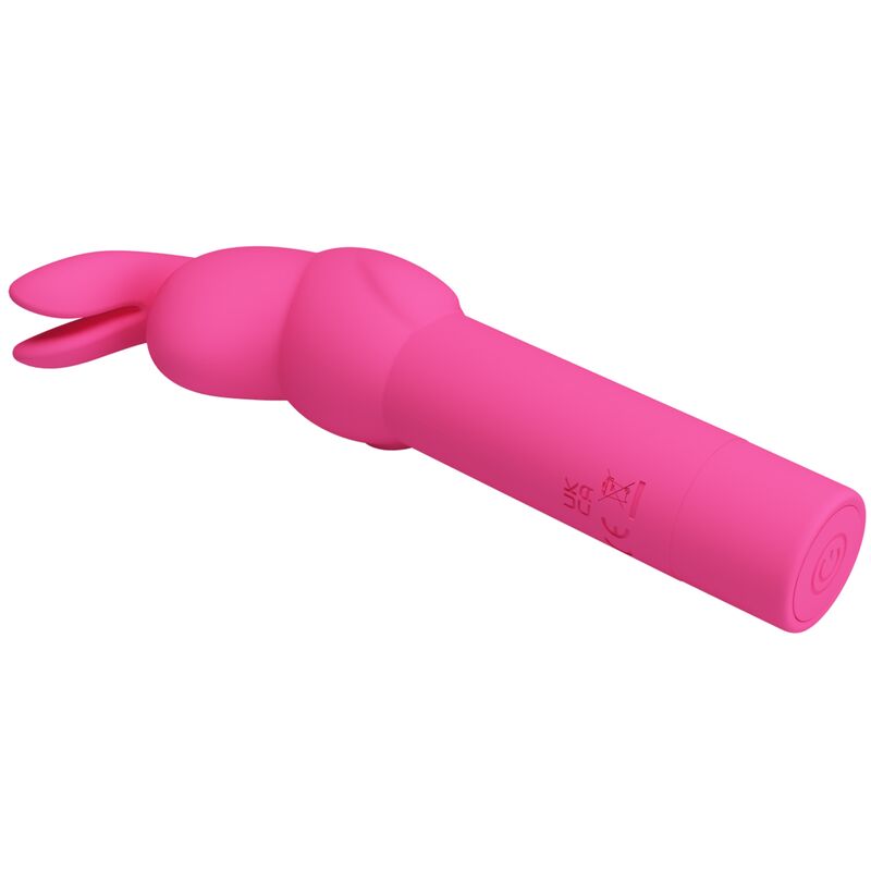 PRETTY LOVE - VIBRATORE IN SILICONE GERARDO FUSCHIA RABBIT – Mini vibratori – foto 8