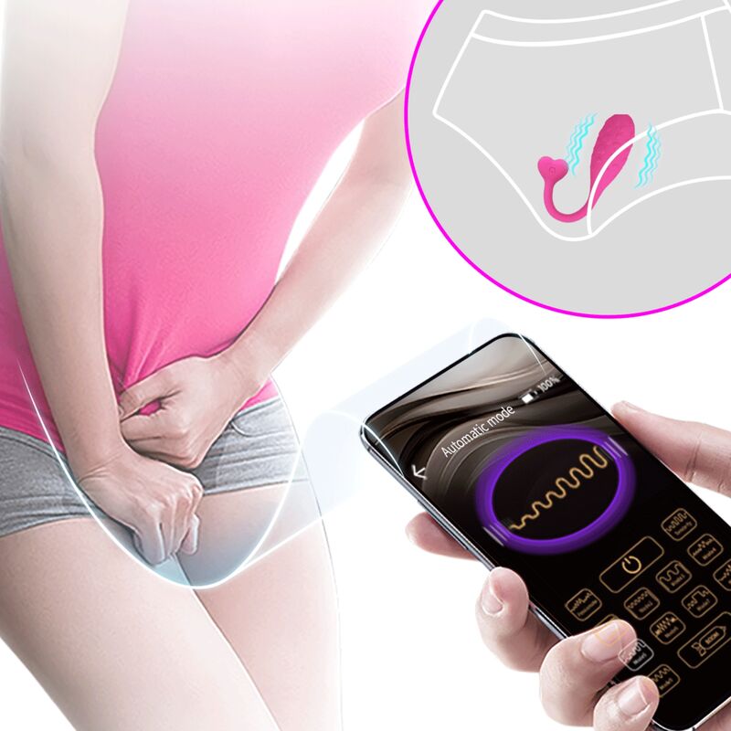PRETTY LOVE - UOVO VIBRANTE PINK FISHER CONTROLLATO DA APP – Vibratori con APP – foto 6