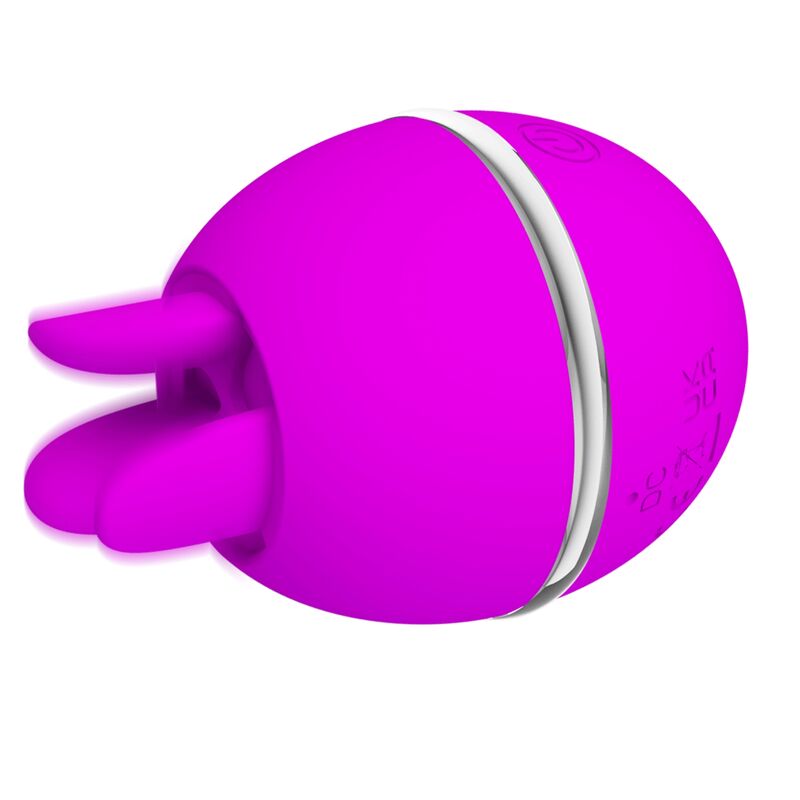 PRETTY LOVE - VIBRATORE IN SILICONE TONDO VIOLA GEMINI BALL – Vibratori clitoridei da posare – foto 8