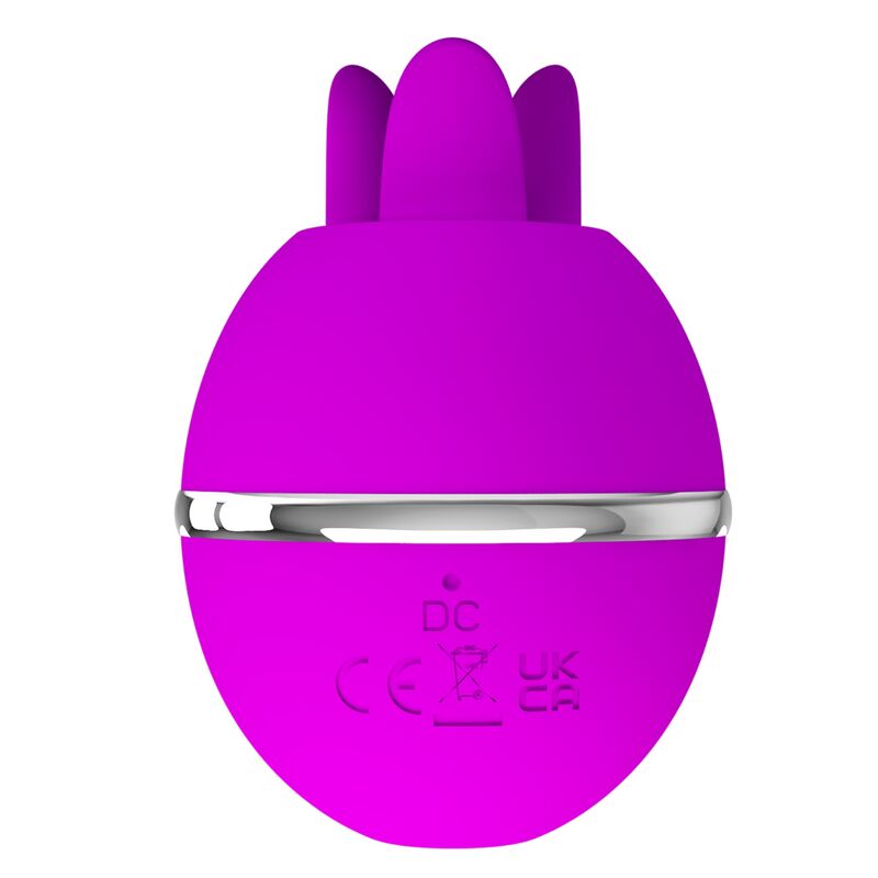 PRETTY LOVE - VIBRATORE IN SILICONE TONDO VIOLA GEMINI BALL – Vibratori clitoridei da posare – foto 7