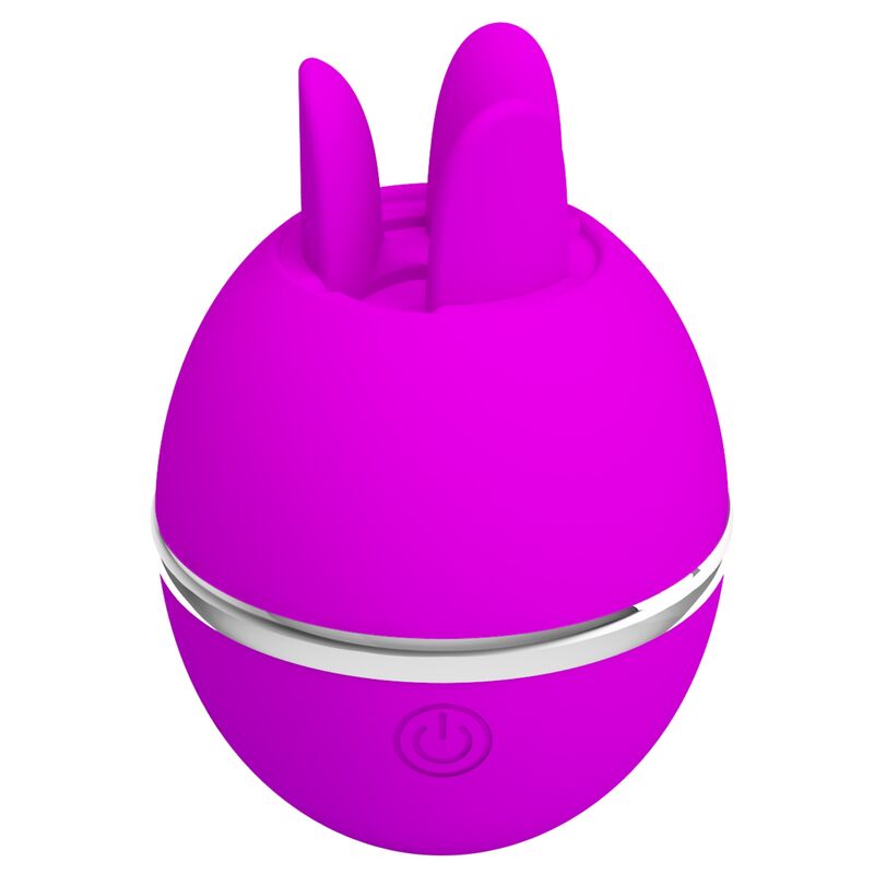 PRETTY LOVE - VIBRATORE IN SILICONE TONDO VIOLA GEMINI BALL – Vibratori clitoridei da posare – foto 5
