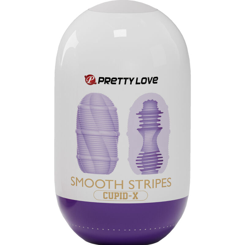 PRETTY LOVE - UOVO MASTURBATORE CUPIDO A STRISCE LISCE – Vari masturbatori – foto 5