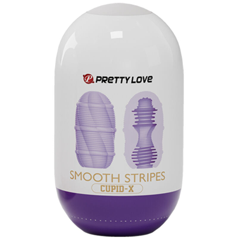 PRETTY LOVE - UOVO MASTURBATORE CUPIDO A STRISCE LISCE – Vari masturbatori – foto 3