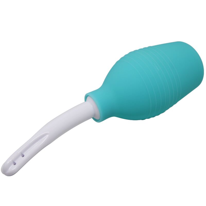 MR PLAY - DOCCIA ANALE IN GOMMA BLU PERA – Doccia anale – foto 3