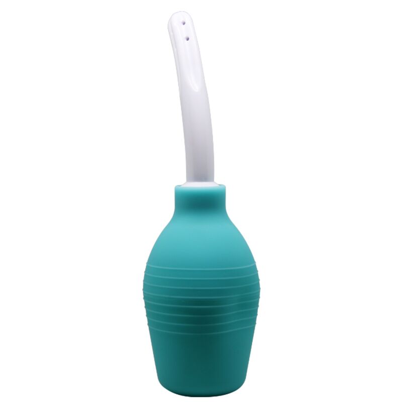 MR PLAY - DOCCIA ANALE IN GOMMA BLU PERA – Doccia anale – foto 2