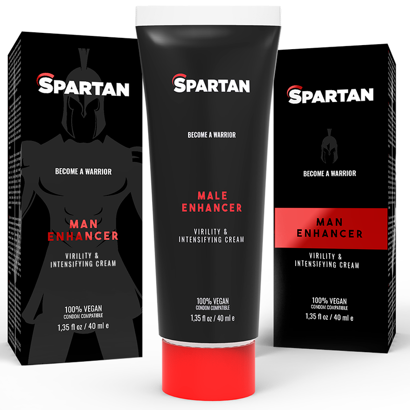 SPARTAN - GEL DI COPPIA CREMA VIRILITÀ E INSENSIFICANTE 100% VEGAN – Aumento dell'erezione