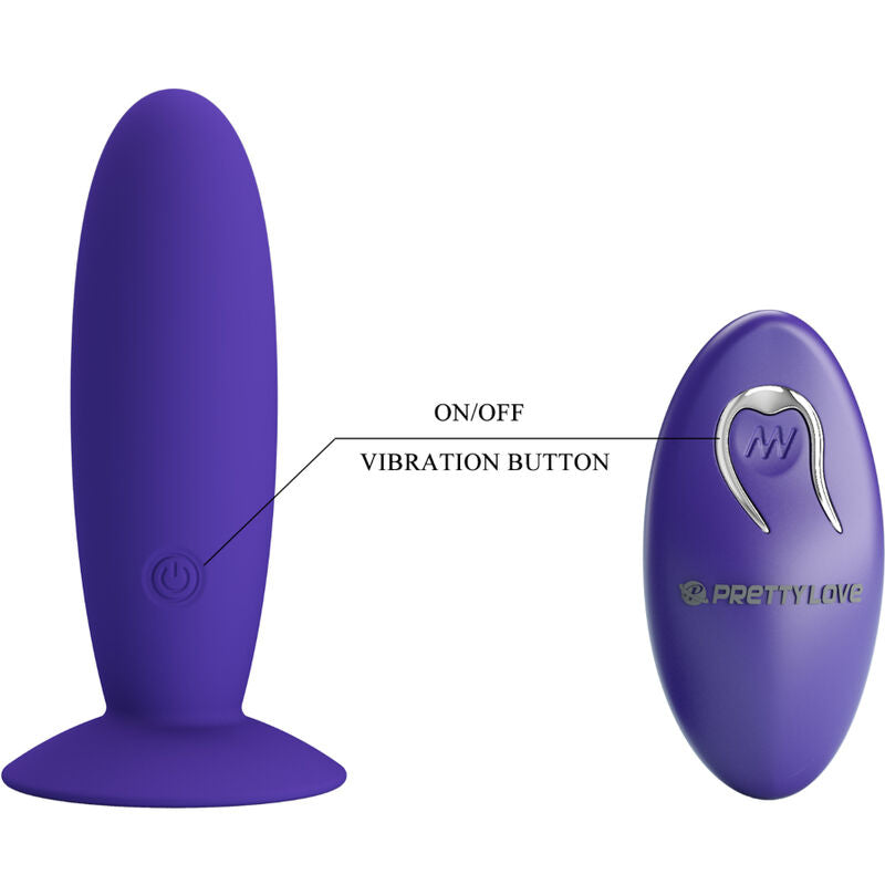 PRETTY LOVE - YOUTH PLUG VIBRATORE ANALE TELECOMANDO VIOLETTO – Vibratori anali – foto 6