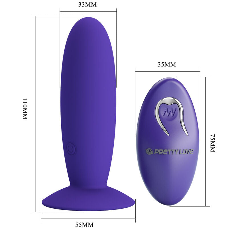 PRETTY LOVE - YOUTH PLUG VIBRATORE ANALE TELECOMANDO VIOLETTO – Vibratori anali – foto 4