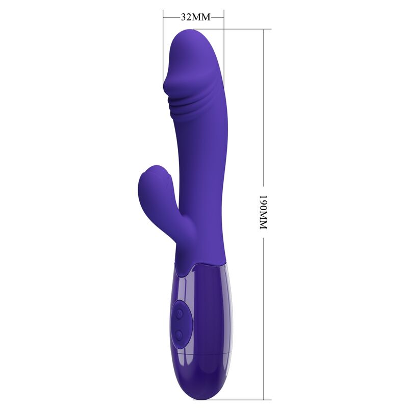 PRETTY LOVE - VIBRATORE SNAPPY YOUTH E STIMOLATORE DEL PUNTO G VIOLETTO – Rotatori vibranti – foto 4