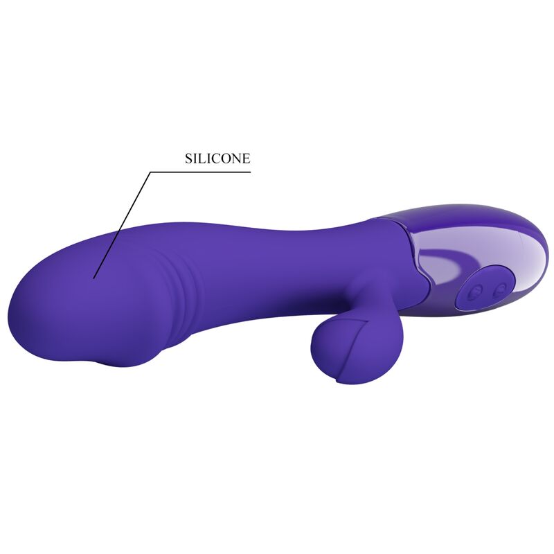 PRETTY LOVE - VIBRATORE SNAPPY YOUTH E STIMOLATORE DEL PUNTO G VIOLETTO – Rotatori vibranti – foto 6
