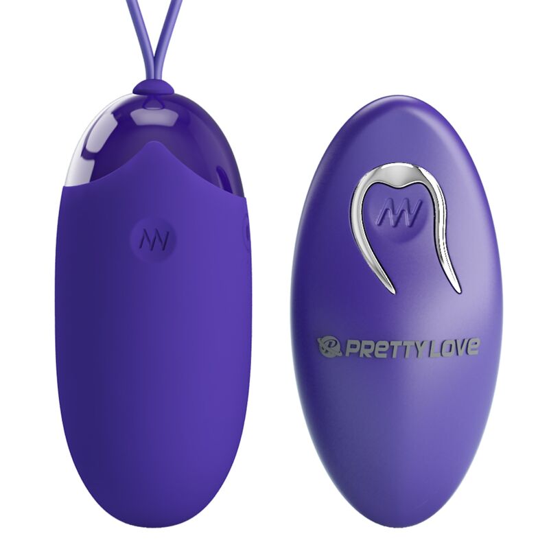 PRETTY LOVE - BERGER YOUTH UOVO VIBRANTE TELECOMANDATO VIOLA – Uova vibranti