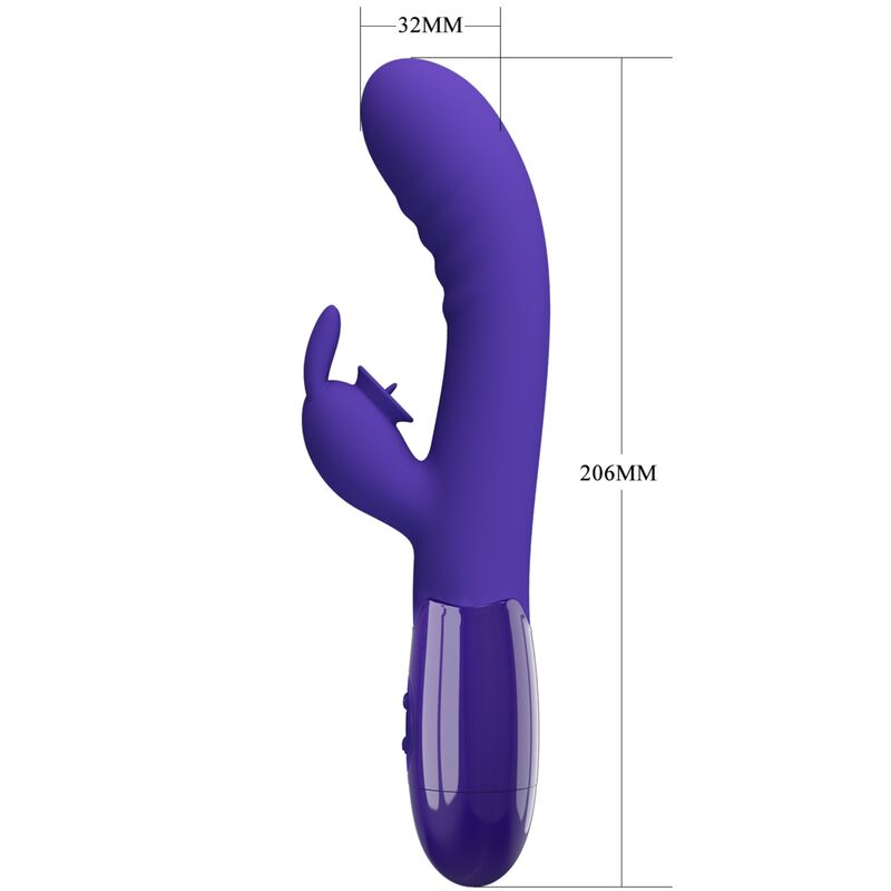 PRETTY LOVE - VIBRATORE CONIGLIO VIOLETTO CERBERUS YOUTH – Vibratori di coniglio – foto 5