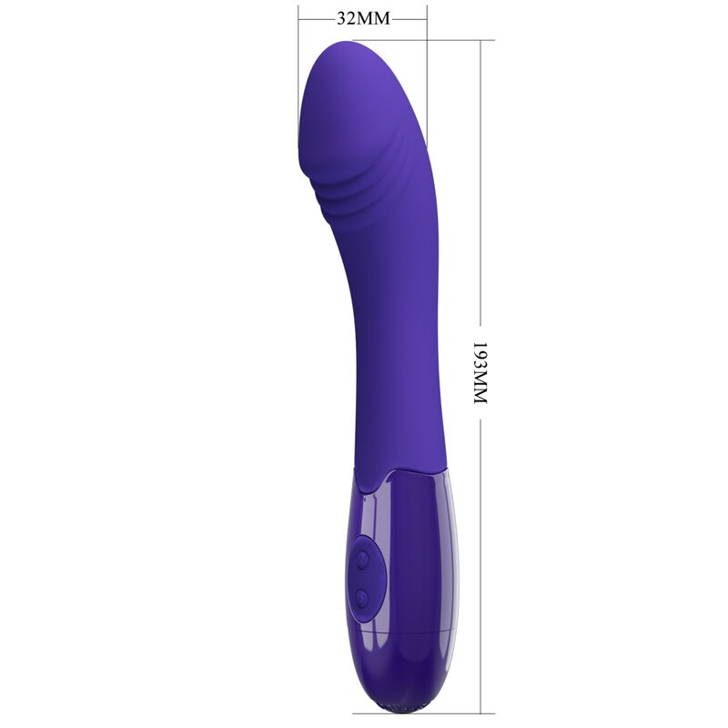 PRETTY LOVE - ELEMENTAL YOUTH VIOLET VIBRATORE DILDO – Classici vibratori anali o vaginali – foto 6