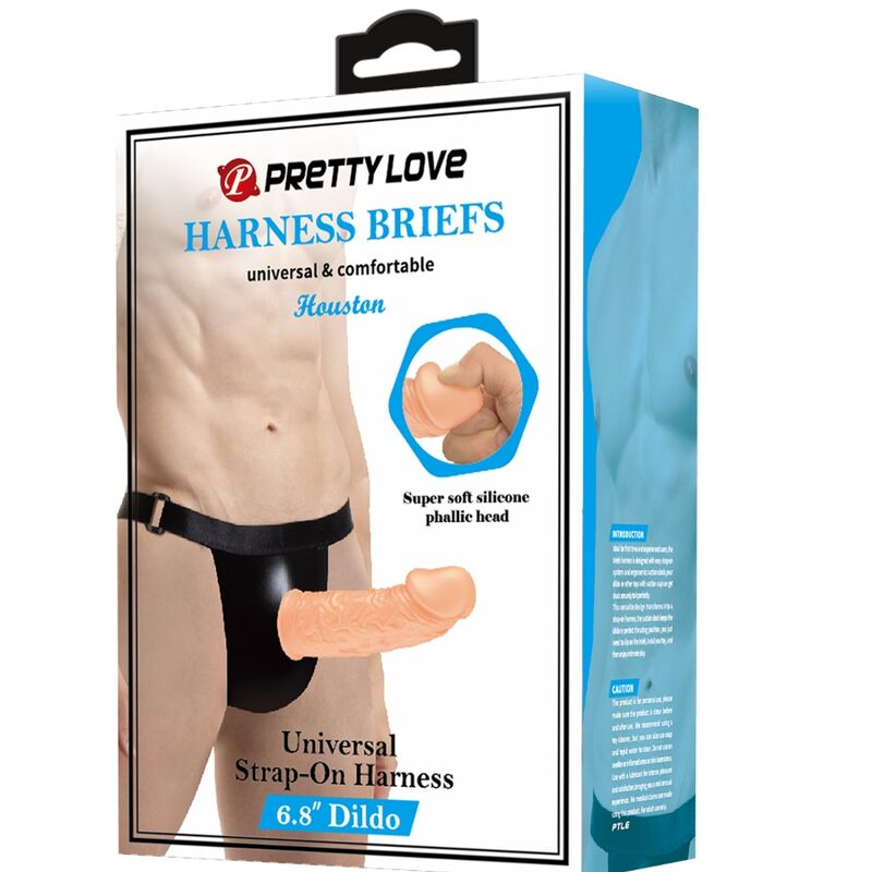 PRETTY LOVE - SLIP HARNNES CON DIDLO INCLUSO – Imbracature senza vibrazioni – foto 9