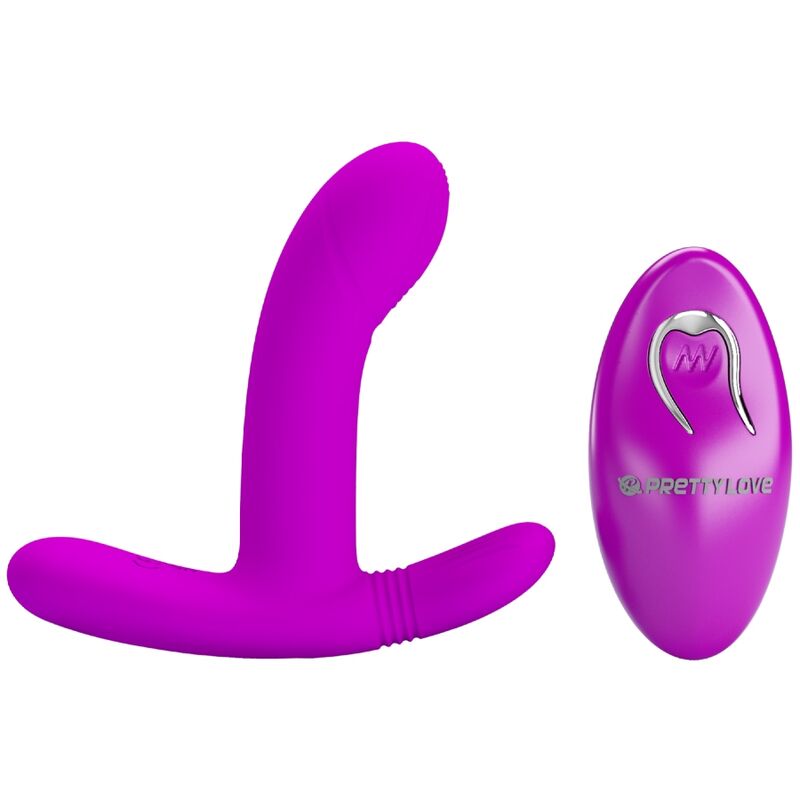 PRETTY LOVE - MASSAGGIATORE PER CLITORIDE GERI TELECOMANDO ROSA – Telecomando – foto 2