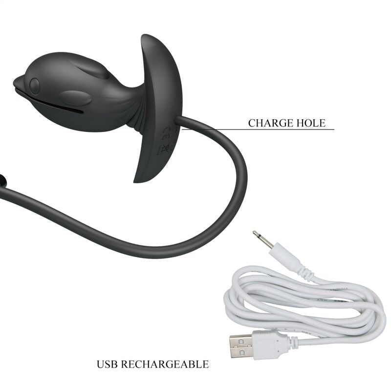 PRETTY LOVE - PLUG ANALE DELFIN GONFIABILE E RICARICABILE – Tappi anali – foto 7