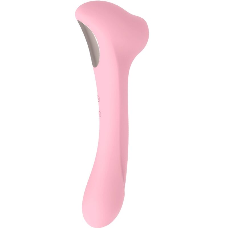 FEMINTIMATE - DAISY MASSAGGIATORE ASPIRAZIONE E VIBRATORE ROSA – Vibratori succhiatori a onde di pressione – foto 2