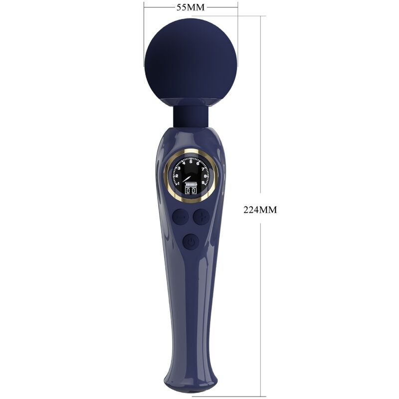 PRETTY LOVE - BACCHETTA VIBRANTE SKYLER BLU – Vibratore WAND – foto 5