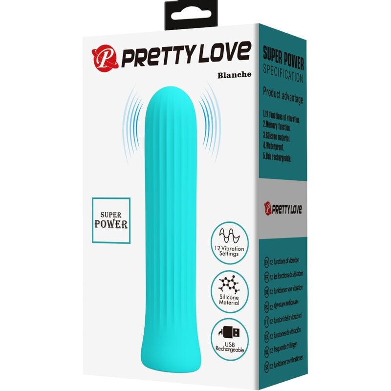 PRETTY LOVE - BLANCHE VIBRATORE STIMOLATORE BLU – Mini vibratori – foto 7