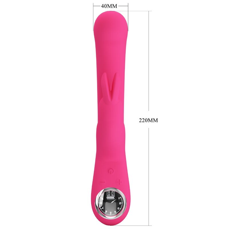 PRETTY LOVE - VIBRATORE LAMAR RABBIT E PUNTO G ROSA – Vibratori di coniglio – foto 6