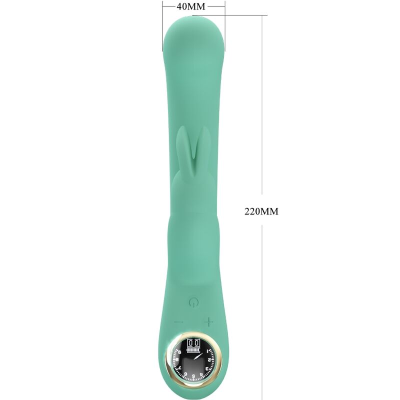 PRETTY LOVE - VIBRATORE LAMAR RABBIT E PUNTO G VERDE – Vibratori di coniglio – foto 6